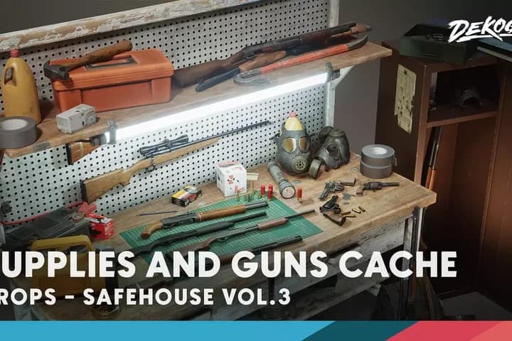 Safe House VOL.1 - Supplies and Guns (Nanite and Low Poly)