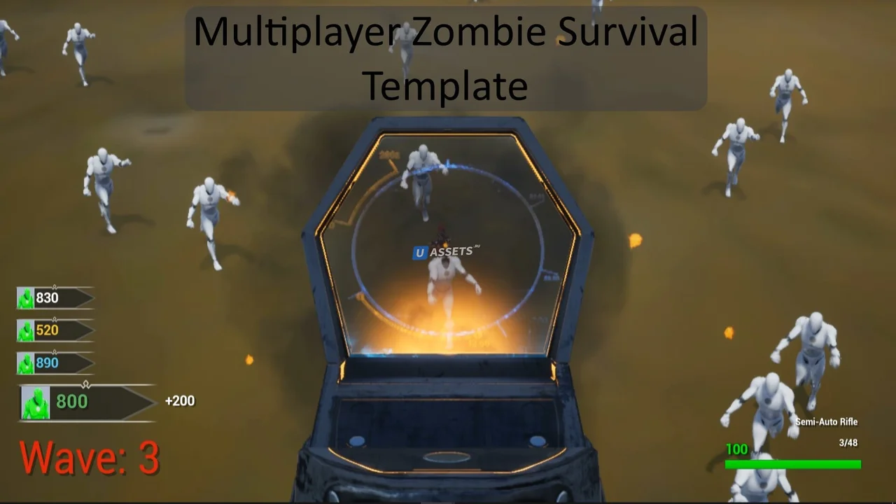 Multiplayer Zombie Survival Template