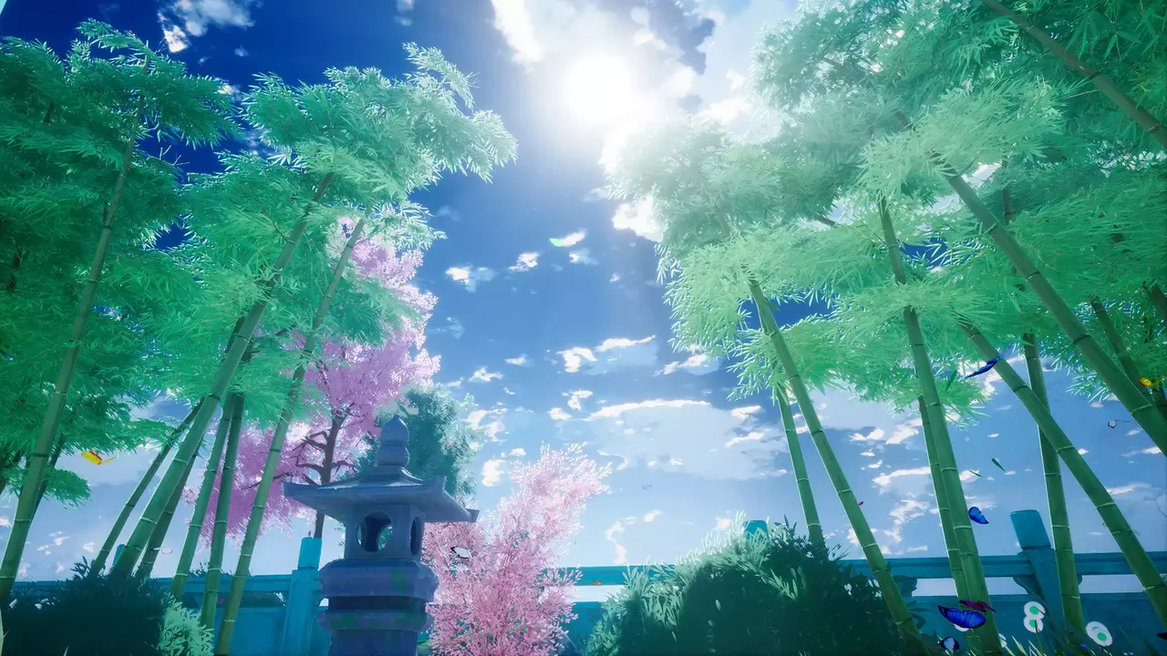 Cartoon Stylized Oriental Fantasy Environment