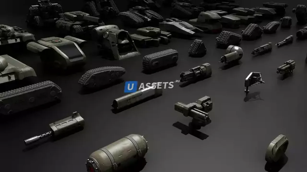 Kitbash3D – Veh Tanks