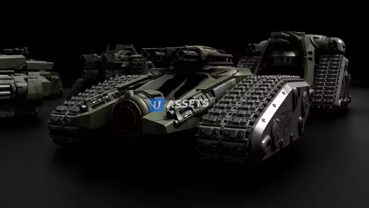 Kitbash3D – Veh Tanks